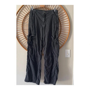 American Eagle cargo pants charcoal gray sz 0